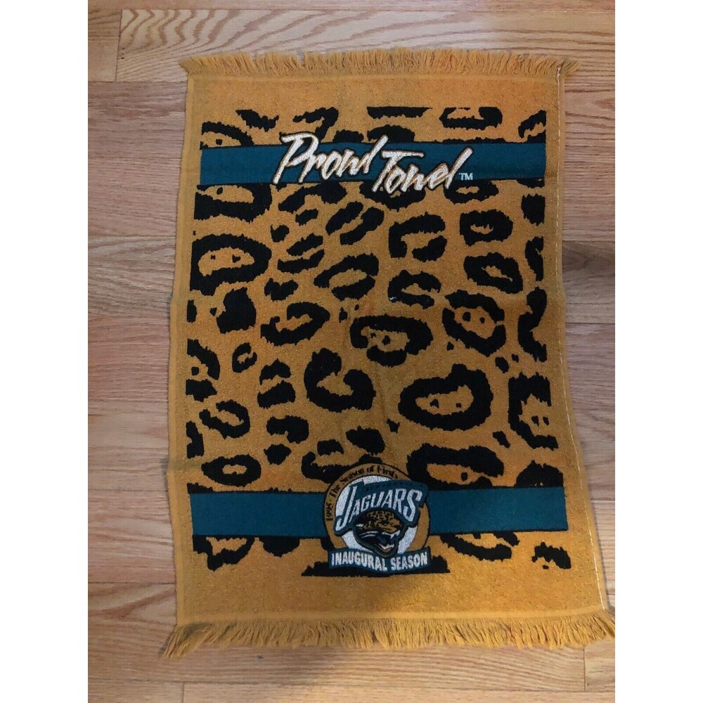 Jacksonville Jaguars Vintage Prowl Towel Inaugural Season 1995 Collectible